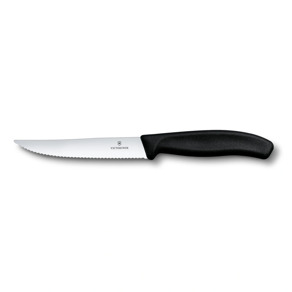 Swiss Classic, Couteau à steak & pizza, 12 cm, Dentelé
