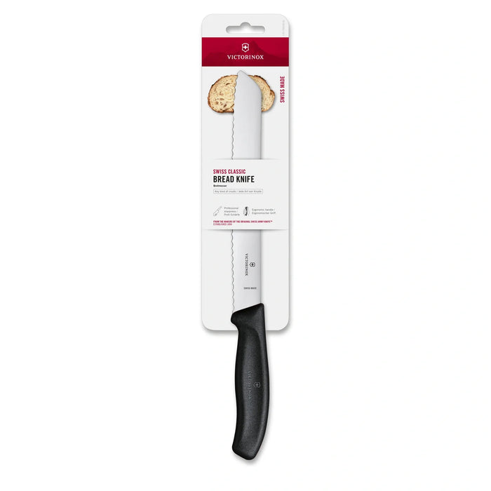 Swiss Classic, Brotmesser, 21 cm, Wellen