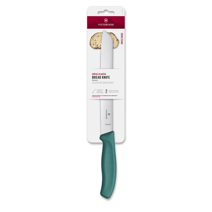 Swiss Classic, Brotmesser, 21 cm, Wellen