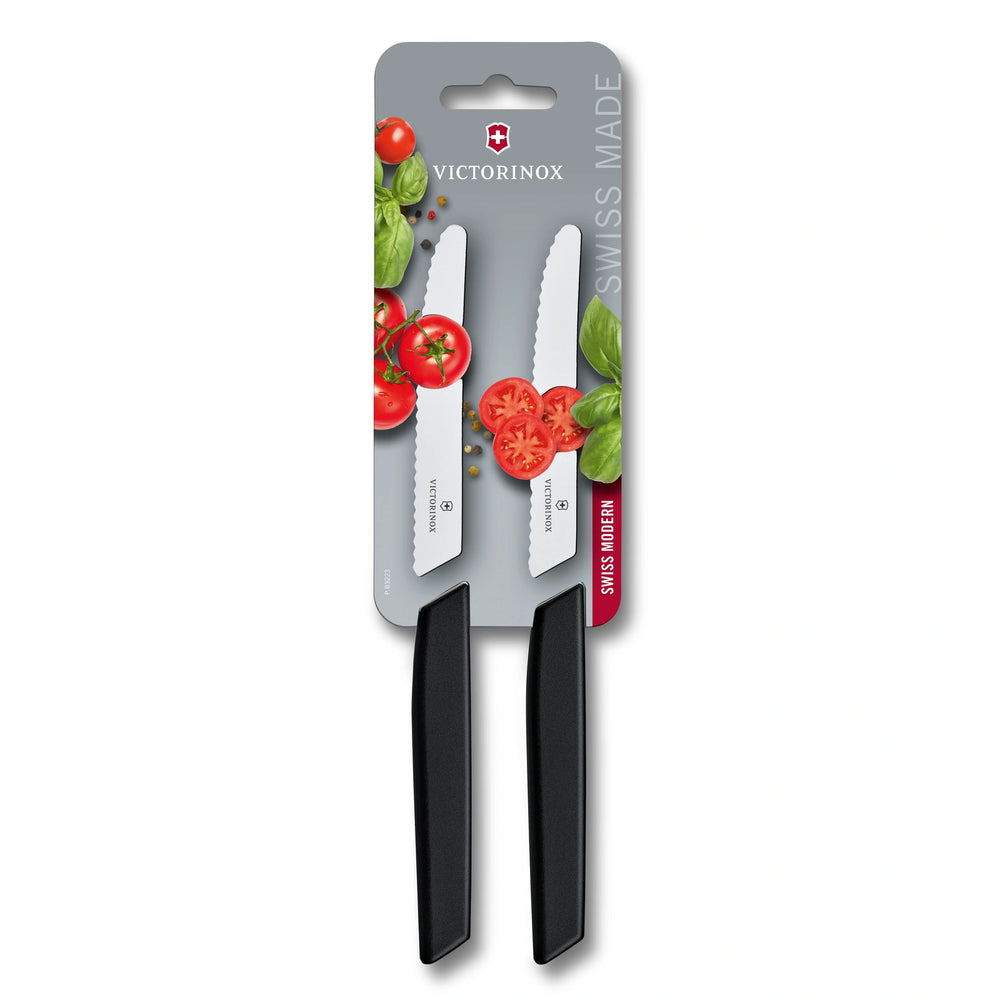 Swiss Modern, Tomaten & Tafelmesser, 2tlg, 11 cm, Wellen