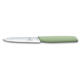 Swiss Modern, couteau d'office, 10 cm, droit, moss