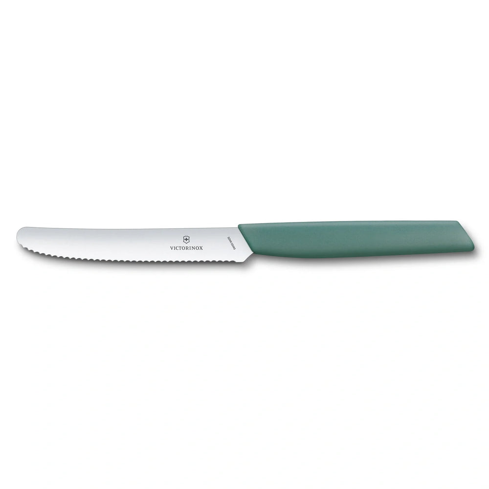 Swiss Modern, couteau de table, 11 cm, lame dentelée