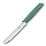 Swiss Modern, couteau de table, 11 cm, lame dentelée