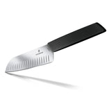 Swiss Modern, couteau santoku, 17 cm, droit, alvéolé