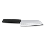 Swiss Modern, couteau santoku, 17 cm, droit, alvéolé