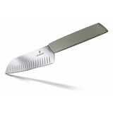 Swiss Modern, couteau santoku, 17 cm, droit, alvéolé