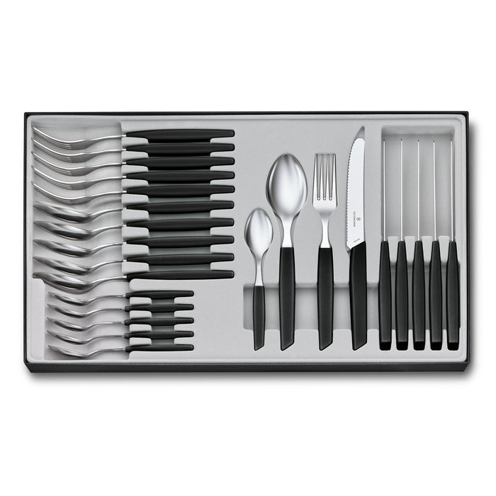 Modern, Besteckset(Tomatenmesser), 24tlg, 11 cm, Wellen