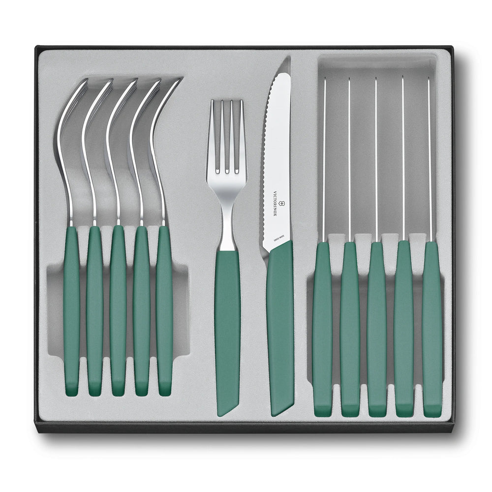 Modern, Set de table, 12 pièces, 11 cm, Lame dentelée