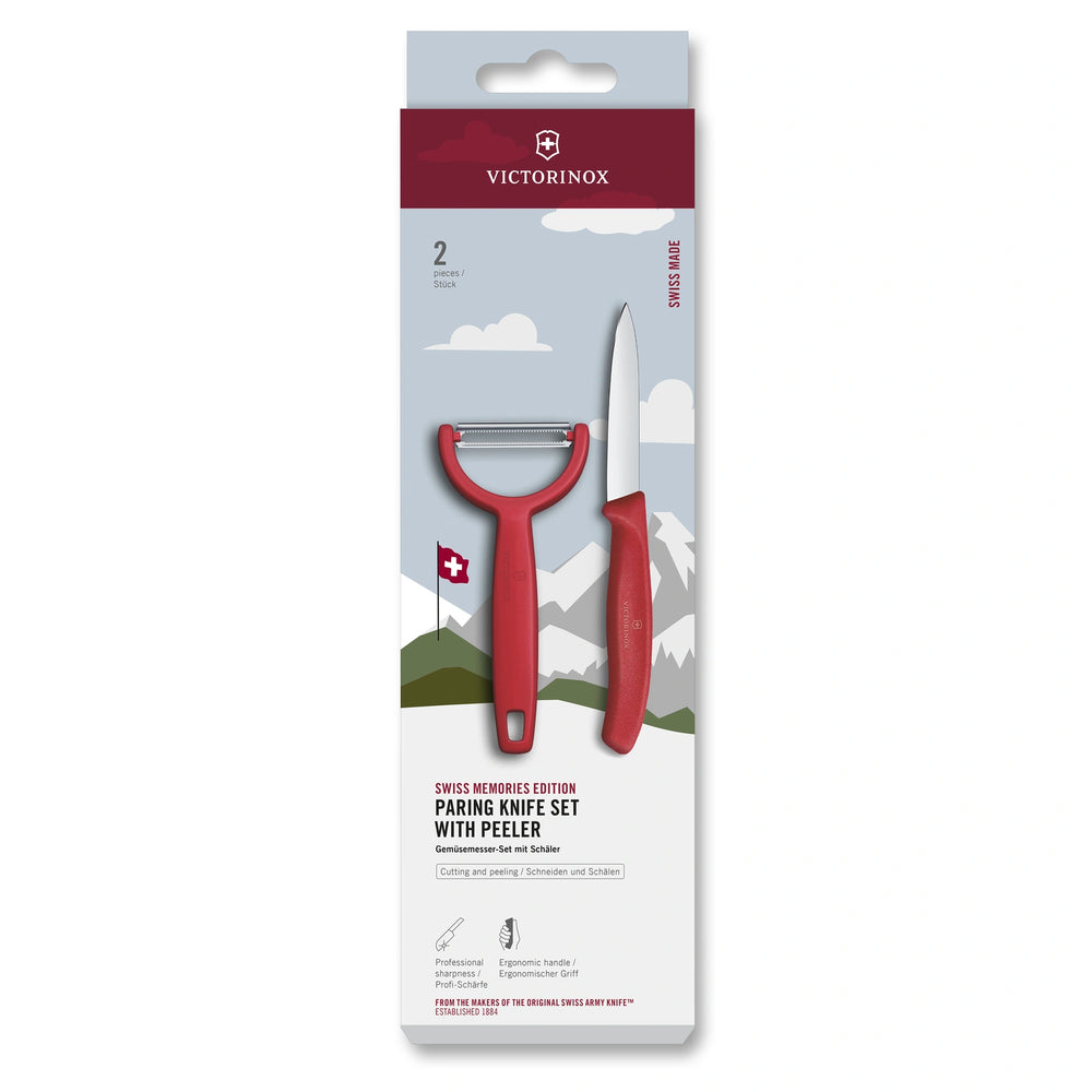 Swiss Classic, Swiss Memories, Paring Knife+Y Peeler, 2 pcs