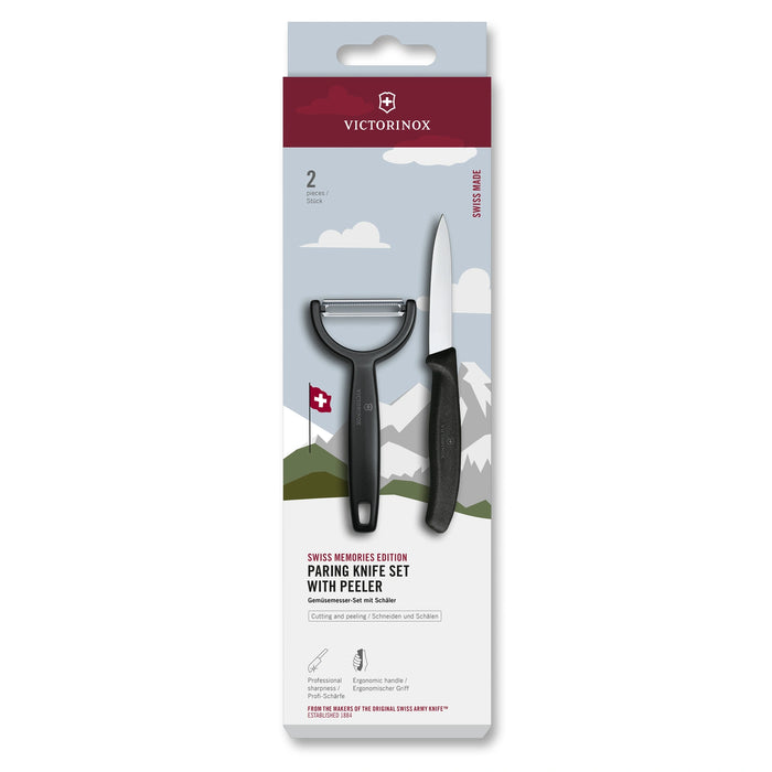 Swiss Classic, Swiss Memories, Paring Knife+Y Peeler, 2 pcs