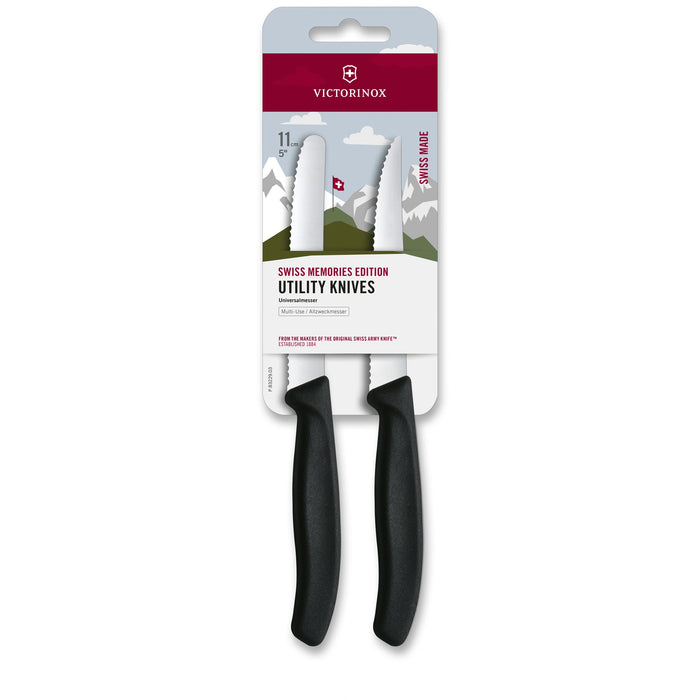 Swiss Classic, Swiss Memories, Allzweckmesser, 2Stk, 11 cm