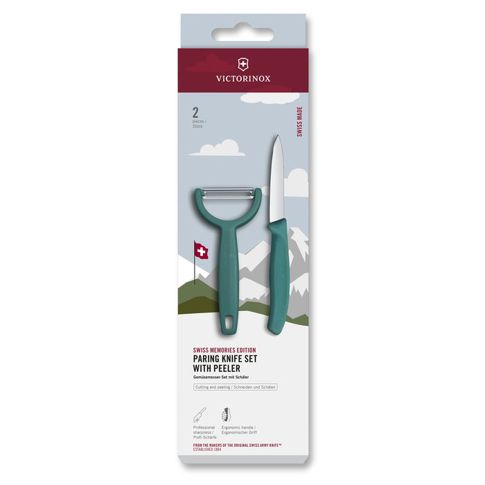 Swiss Classic, Swiss Memories, Paring Knife+Y Peeler, 2 pcs