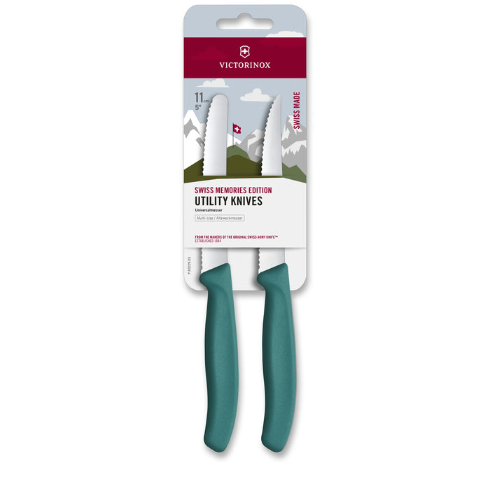Swiss Classic, Swiss Memories, Allzweckmesser, 2Stk, 11 cm