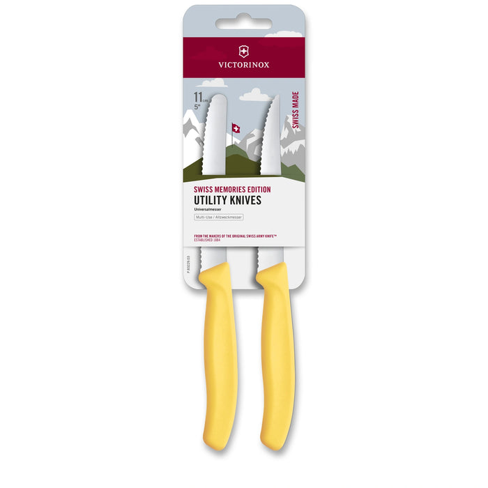 Swiss Classic, Swiss Memories, Allzweckmesser, 2Stk, 11 cm
