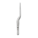Pinzette, 16 cm, abgewinkelt