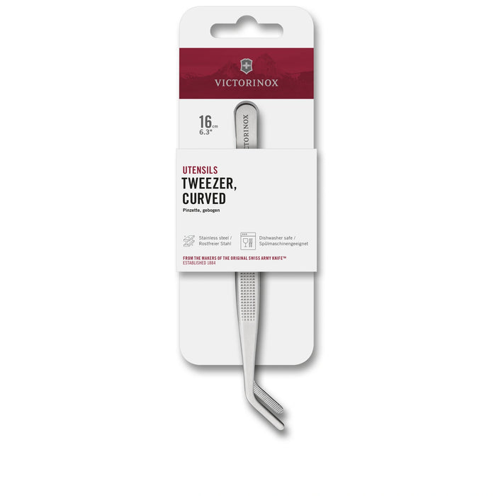 Pinzette, 16 cm, gebogen
