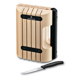 Messerblock, Buchenholz/schwarz, leer