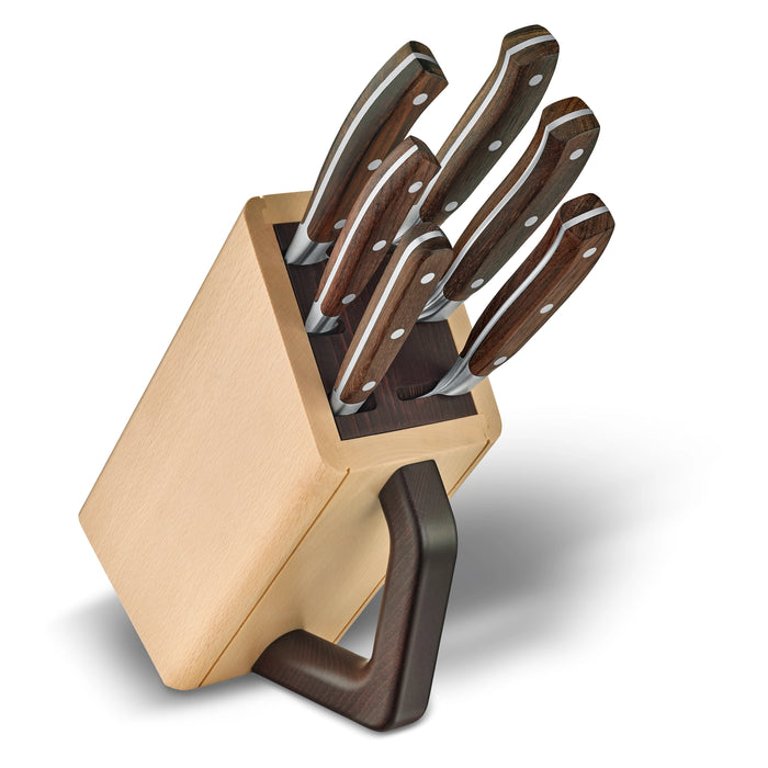 Grand Maître, knife block, 7-piece, modified maple