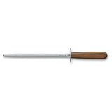 Wood, sharpening steel, 23 cm, medium-fine cut, round, modified maple