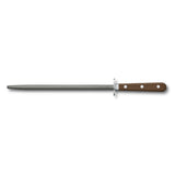 Grand Maître, honing steel, 25 cm, tungsten carbide, round, modified maple