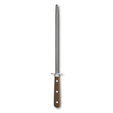 Grand Maître, honing steel, 25 cm, tungsten carbide, round, modified maple