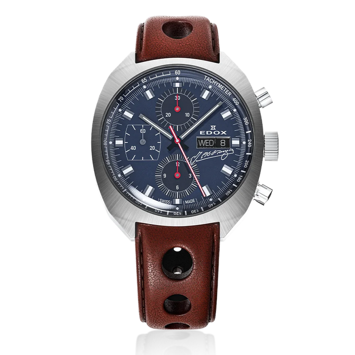 Edox Sportsman Chronograph Automatic Tribute To Fangio Limited Edition, 41 mm