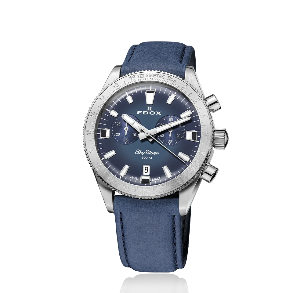 Edox SkyDiver Chronograph, 40 mm