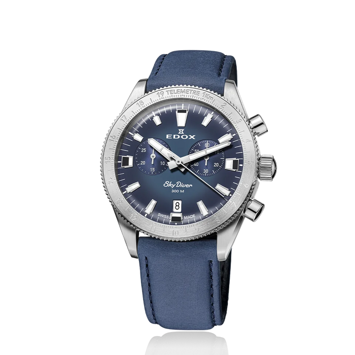 Edox SkyDiver Chronograph, 40 mm