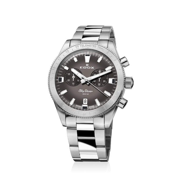 Edox SkyDiver Chronograph, 40 mm