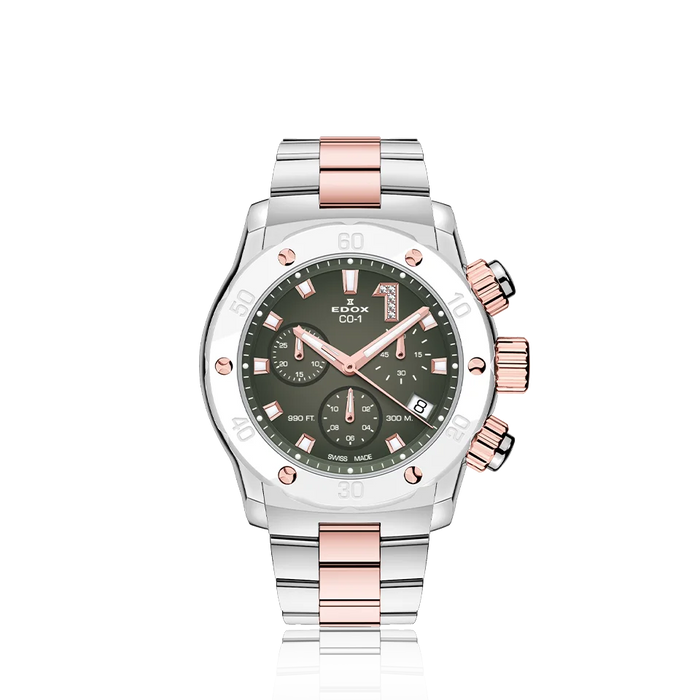 Edox CO-1 Chronolady Chronograph, 38 mm