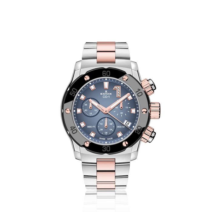 Edox CO-1 Chronolady Chronograph, 38 mm