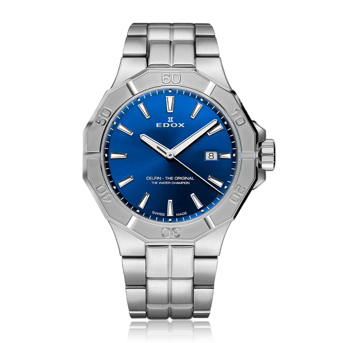 Edox Delfin The Original Date, 43 mm
