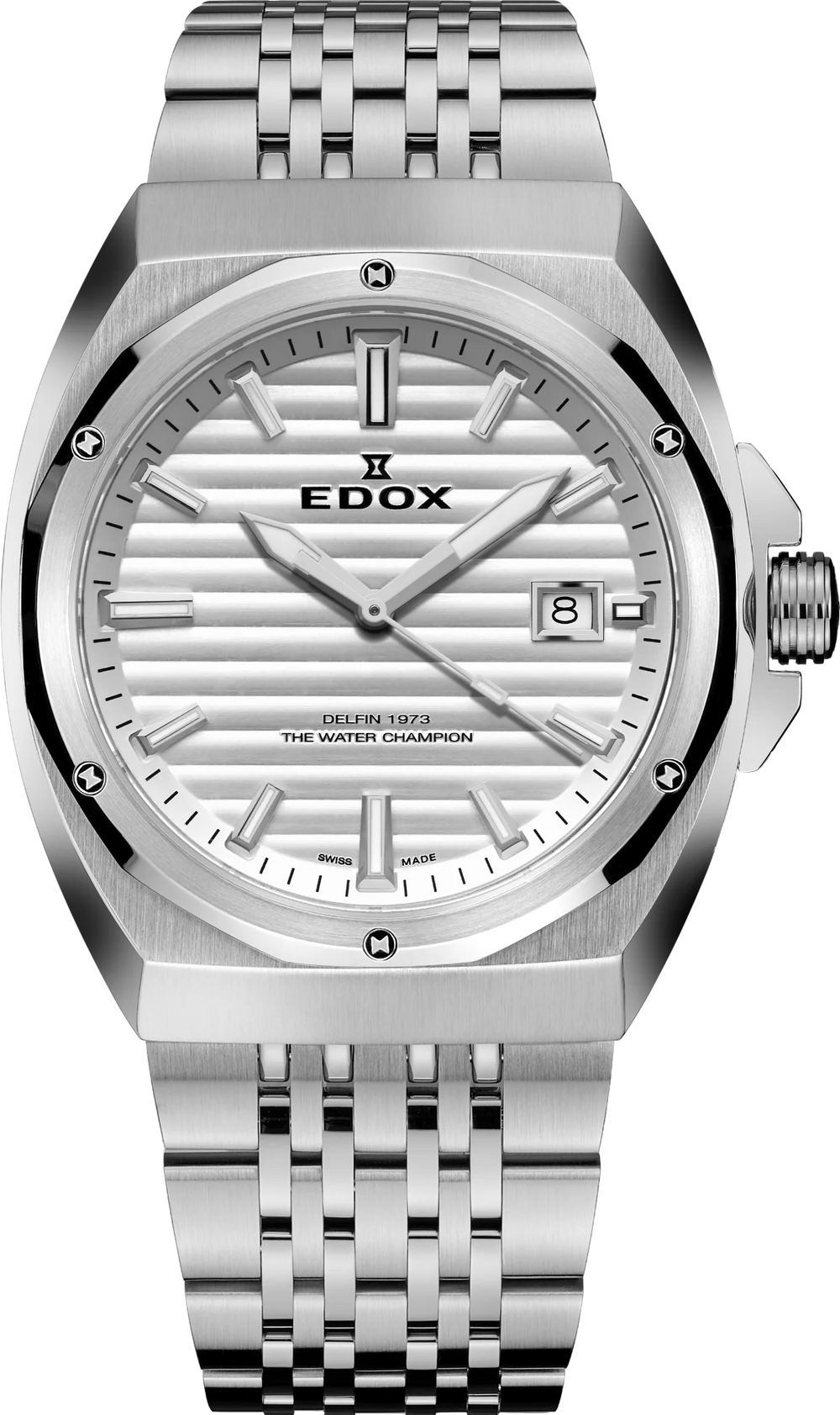 Edox Delfin 1973 Date Herren, 41 mm