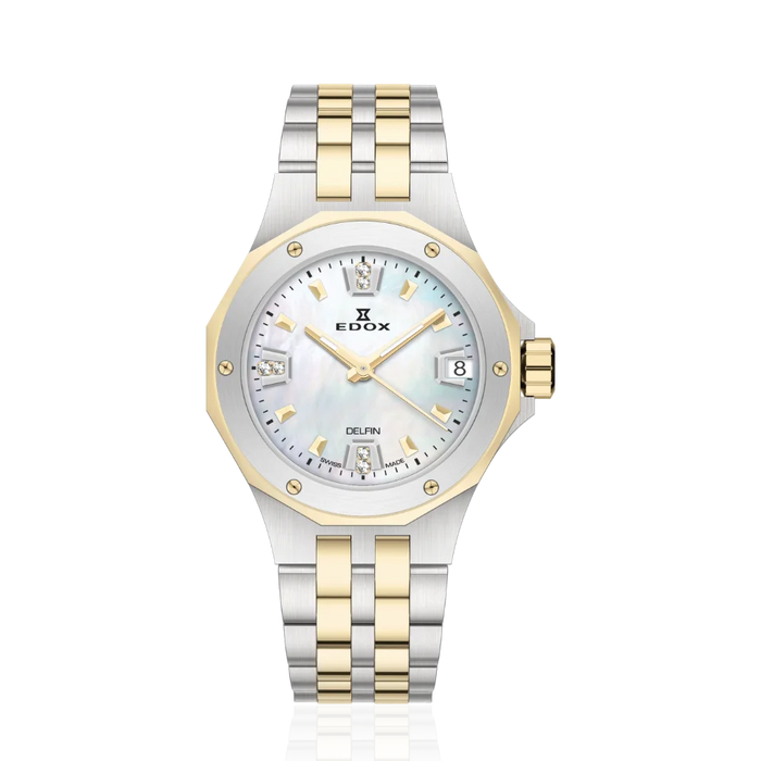 Edox Delfin Diver Date Damen, 33 mm