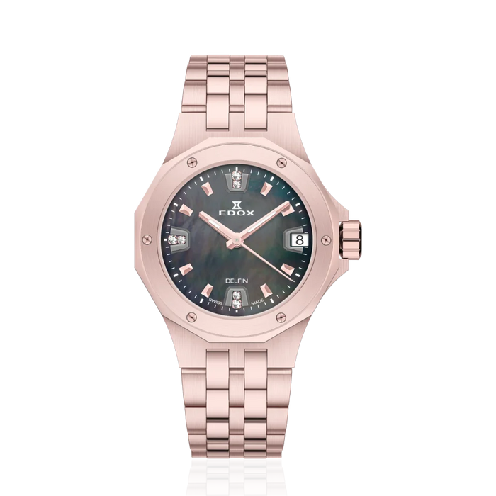 Edox Delfin Diver Date Damen, 33 mm