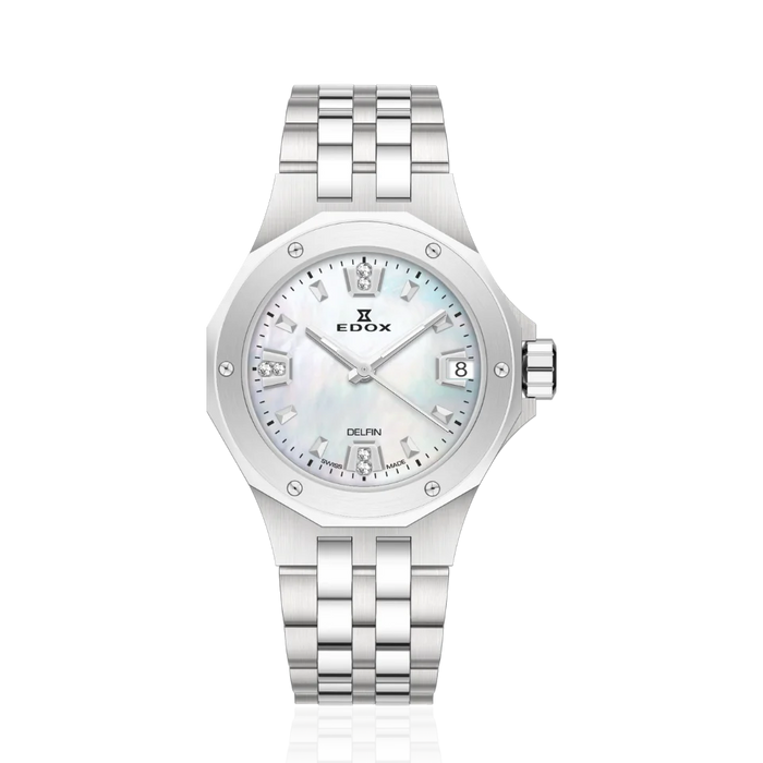 Edox Delfin Diver Date Damen, 33 mm
