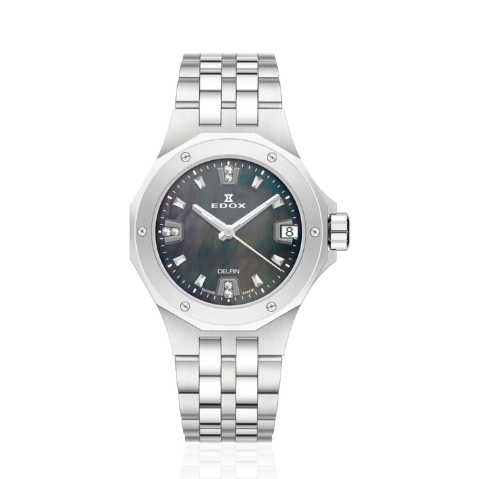 Edox Delfin Diver Date Damen, 33 mm