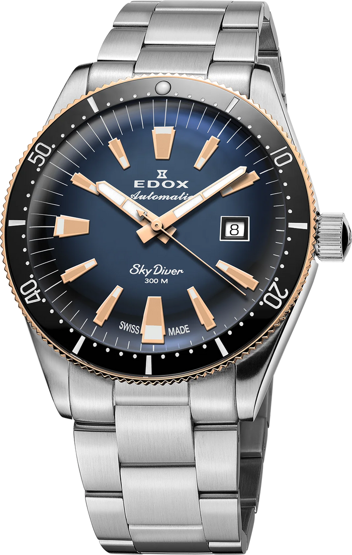 Edox SkyDiver Date Automatic Limited Edition, 42 mm