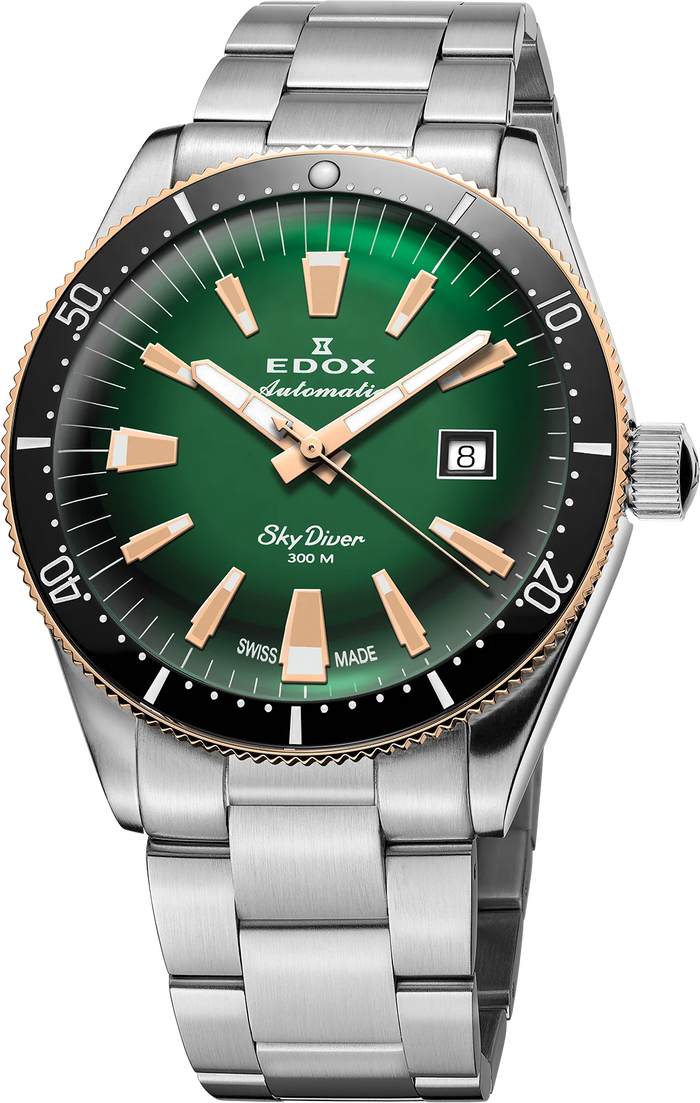Edox SkyDiver Date Automatic Limited Edition, 42 mm