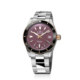 Violett, Edelstahl, Roségold-PVD