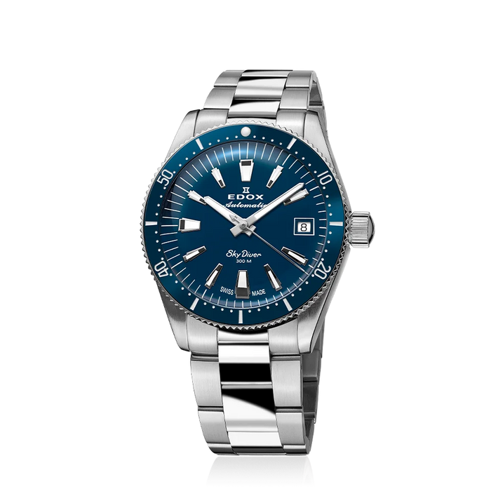 Edox SkyDiver 38 Date Automatic, 38 mm