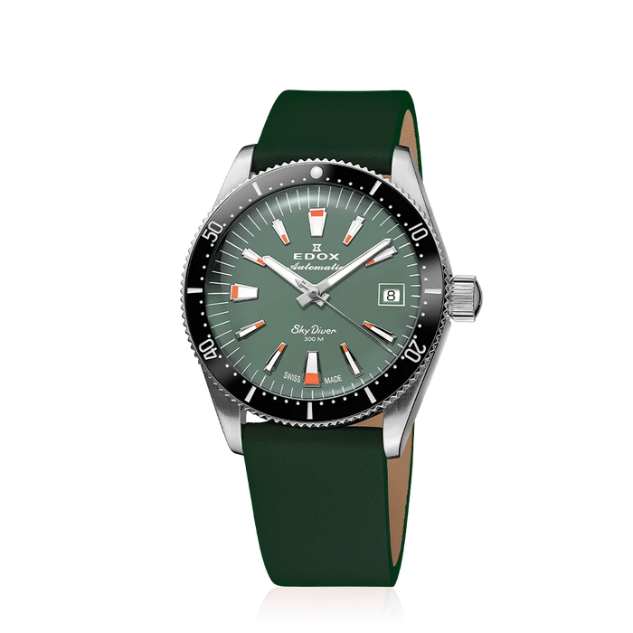 Edox SkyDiver 38 Date Automatic, 38 mm