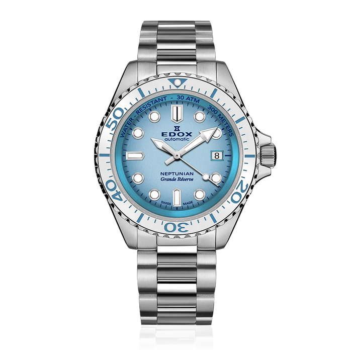 Edox Neptunian Grande Reserve Date Automatic, 42 mm