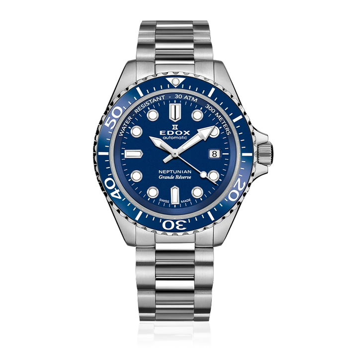 Edox Neptunian Grande Reserve Date Automatic, 42 mm