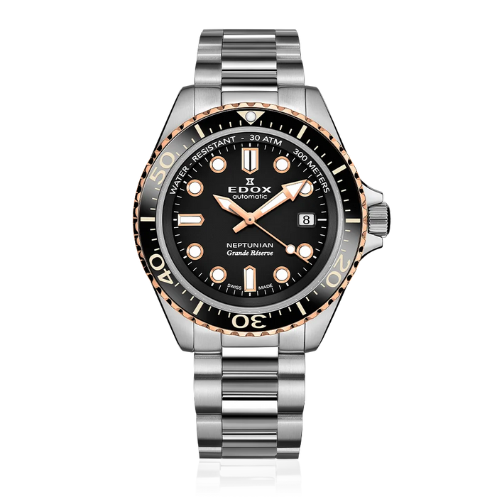 Edox Neptunian Grande Reserve Date Automatic, 42 mm