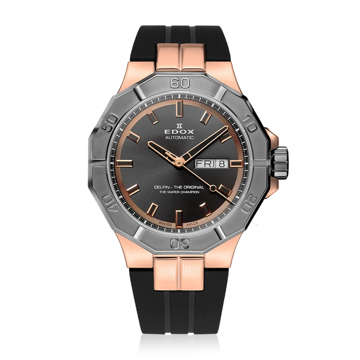 Edox Delfin The Original Day Date Automatic, 43 mm