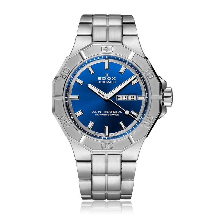 Edox Delfin The Original Day Date Automatic, 43 mm