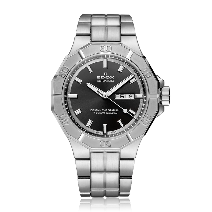 Edox Delfin The Original Day Date Automatic, 43 mm