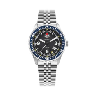 Schwarz, Edelstahlband (JDM-WG028-04)