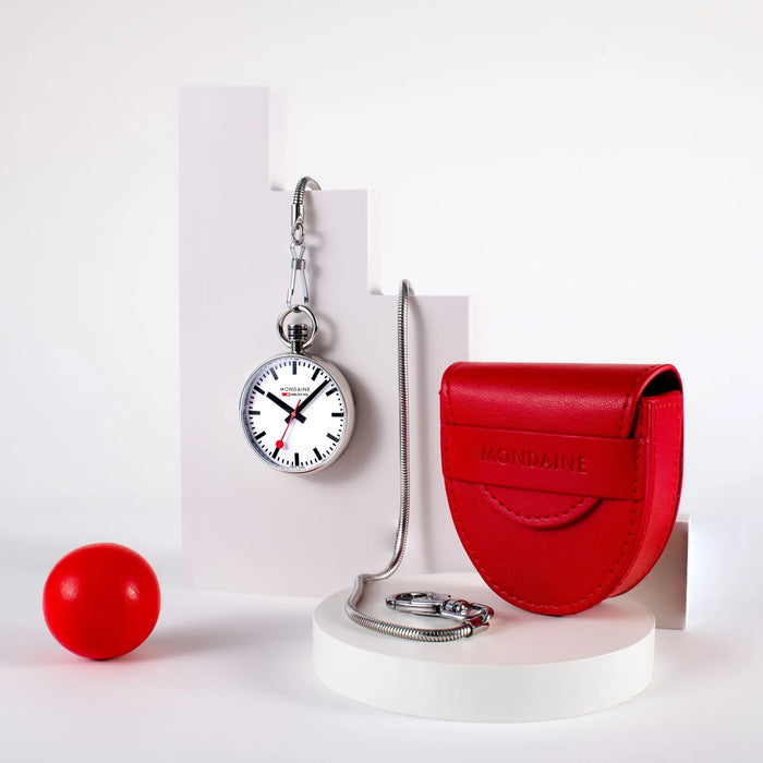 Mondaine SBB Taschenuhr mit Kette, 43 mm